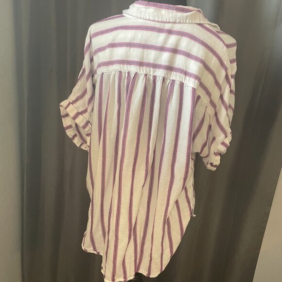 271. Gloria Vanderbilt, Womens Button Down Top, Size XL, EUC - Picture 3 of 5